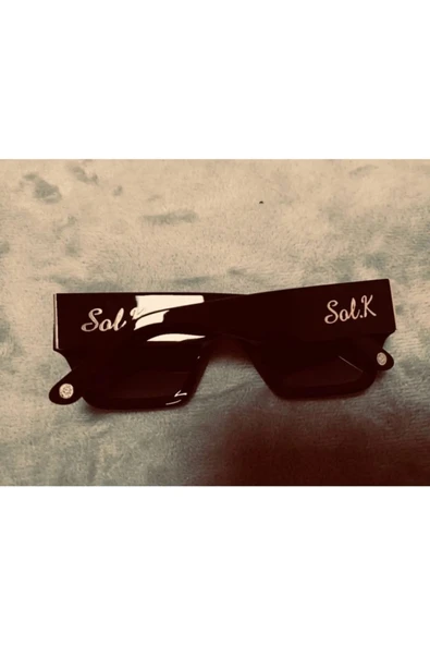 Sol.K Comcarrox-k Kadın Siyah Güneş Gözlüğü Büyük Lensli uv400 cr-39 lens - Resim 8