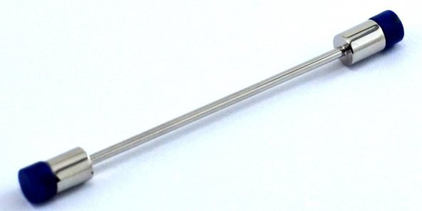 Gömlek Yaka İğnesi Metal Mavi Taşlı - 2