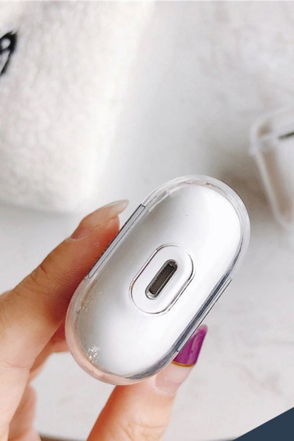Lets Go Travel Tasarımlı Şeffaf Airpods Kılıfı Silikonlu - 2