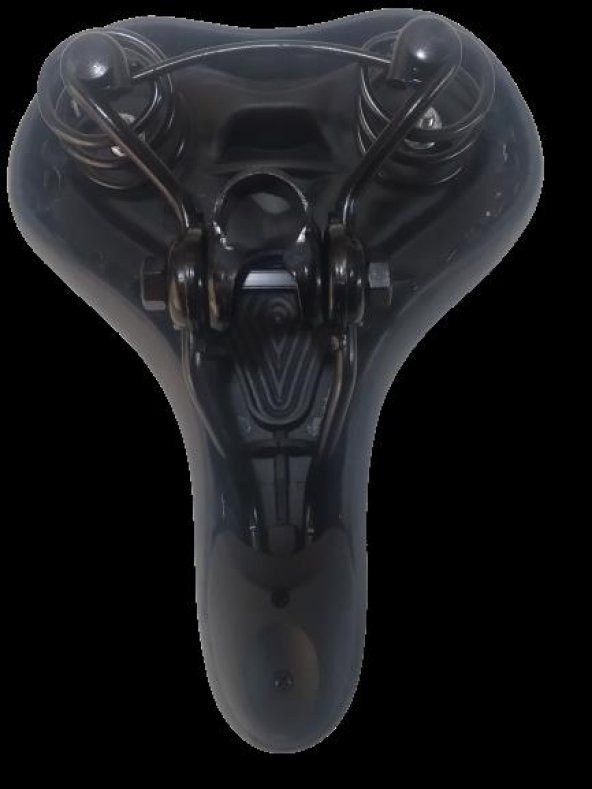 Bisiklet Açık Yaylı Siyah Yumuşak Konforlu Sele - 2