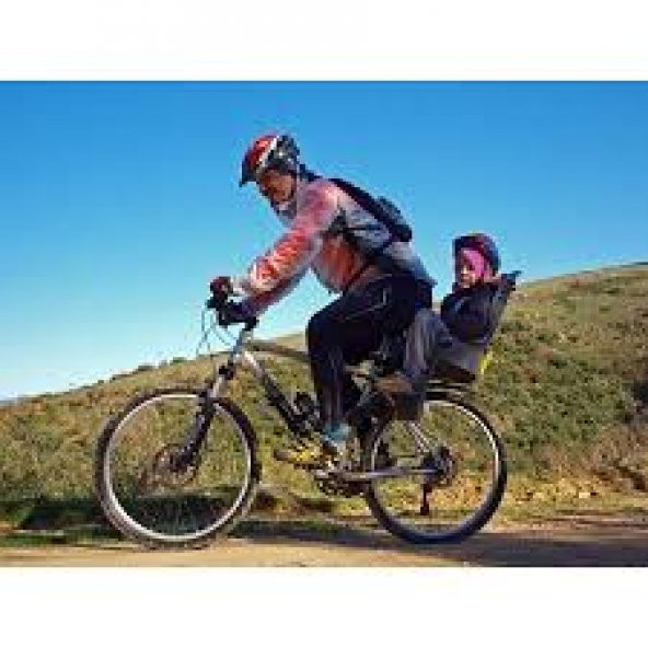 HTP ÇOCUK TAŞIYICI SANBAS ARKA BAGAJ BAĞLANTILI GRİ KIRMIZI - 2