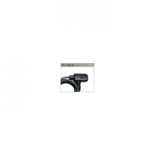 TRELOCK SPİRAL KİLİT ANAHTARLI TS150-10 1500mm / 8mm SİYAH - 2
