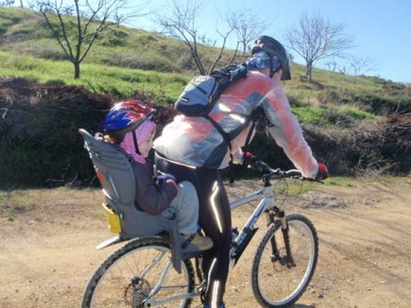 HTP ÇOCUK TAŞIYICI SANBAS ARKA BAGAJ BAĞLANTILI DEVE TABANI/KAHVE - 3