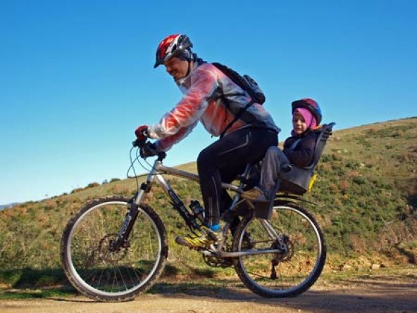 HTP ÇOCUK TAŞIYICI SANBAS ARKA BAGAJ BAĞLANTILI DEVE TABANI/KAHVE - 4