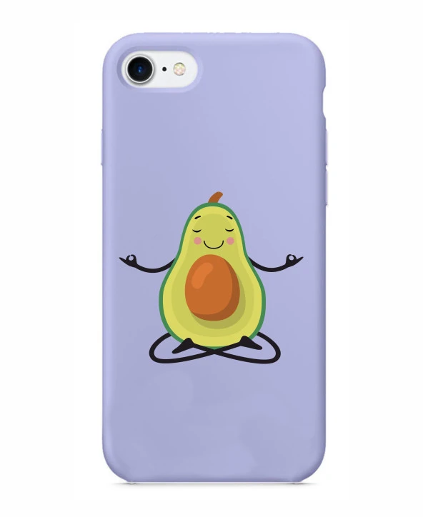 Avokado Tasarımlı iPhone 7 Telefon Kılıfı - 4