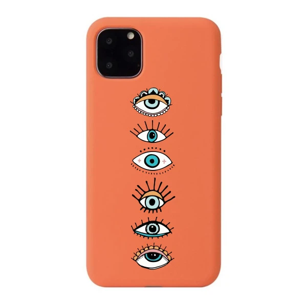 Renkli Gözler iPhone 11 Pro Telefon Kılıfı