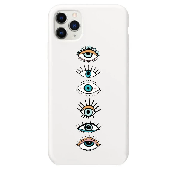 Renkli Gözler iPhone 11 Pro Telefon Kılıfı - 2