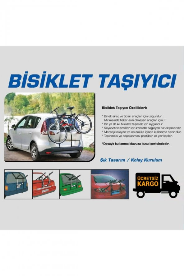 Xbyc 102 Bisiklet Taşıyıcı 2li Kayış Destekli - 2
