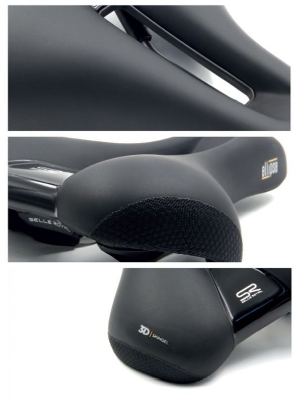 SELLE ROYAL SELE ELLIPSE MODERATE L 276 mm / W 180 mm / W 474g - 4