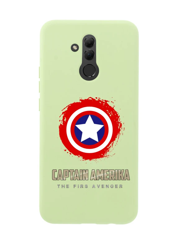 Huawei Mate 20 Lite Captain America Premium Silikonlu Telefon Kılıfı - 4