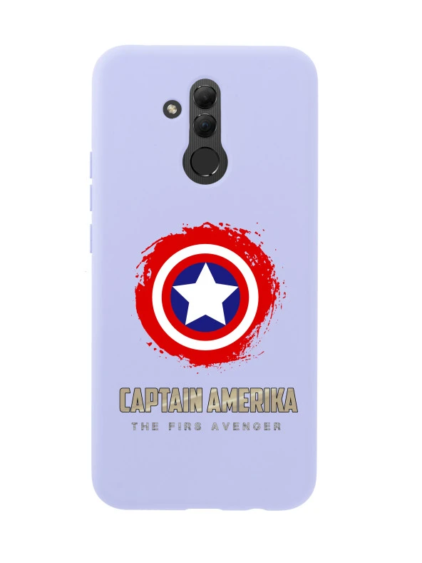 Huawei Mate 20 Lite Captain America Premium Silikonlu Telefon Kılıfı - 5