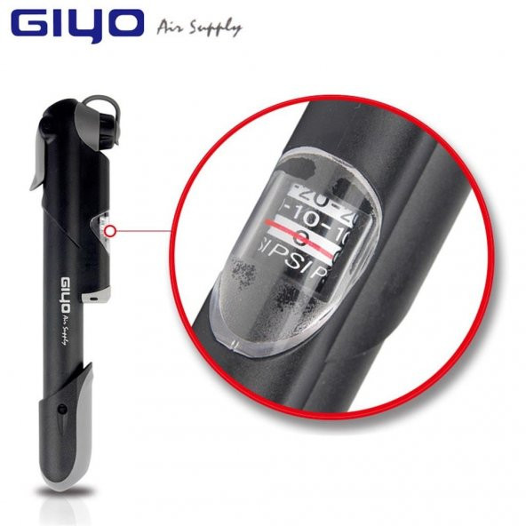 Giyo Gp-41S Basınç Göstergeli Mini Pompa - 3