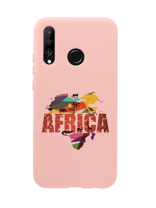 Huawei P30 Lite Africa Premium Silikonlu Telefon Kılıfı - Resim 3