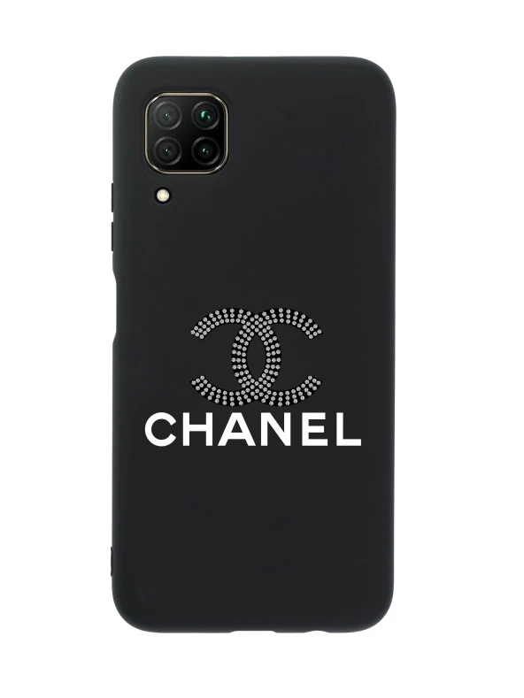 Huawei P40 Lite Channel Desenli Premium Silikonlu Telefon Kılıfı - 5