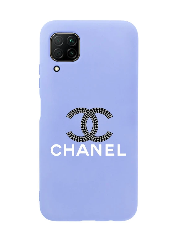 Huawei P40 Lite Channel Desenli Premium Silikonlu Telefon Kılıfı - 6