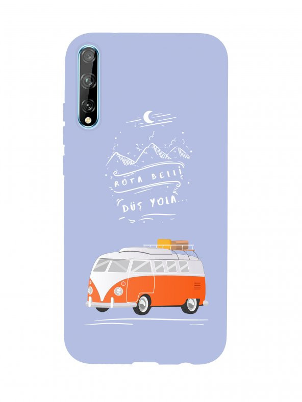 Huawei Psmart S Rota Belli Premium Silikonlu Telefon Kılıfı - 3