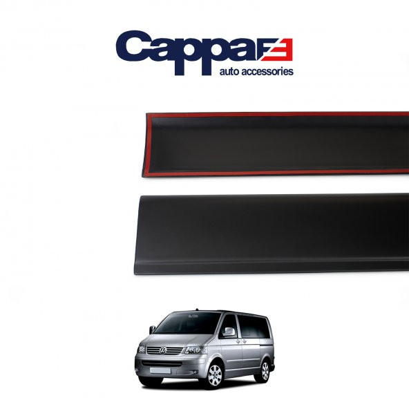 CAPPAFE Volkswagen T5 Transporter Dodik Seti UV Katkılı (ABS) K.Ş. Sağ Sürgülü 11 Parça 2003-2009 - 2
