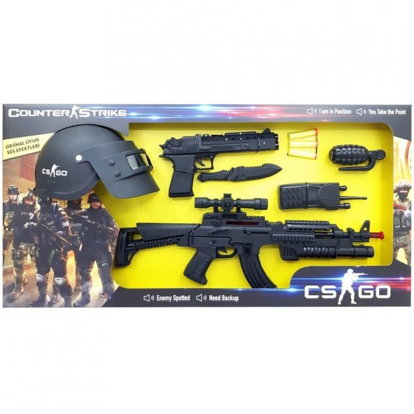 CSGO Counter Strike Oyuncak Silahlar ve Teçhizat Oyun Seti