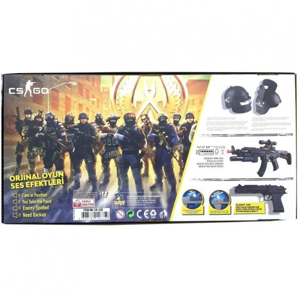 CSGO Counter Strike Oyuncak Silahlar ve Teçhizat Oyun Seti - 2
