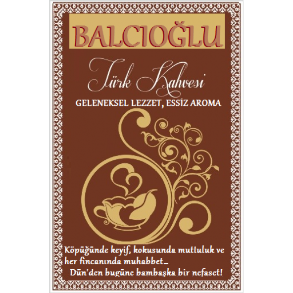 Balcıoğlu Türk Kahvesi 100 gr x 10 Adet