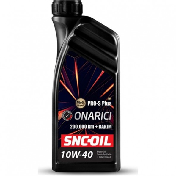 SNC OIL 200.000 + Bakım Pro-S Plus XL Onarıcı 10W-40 (1 Litre)