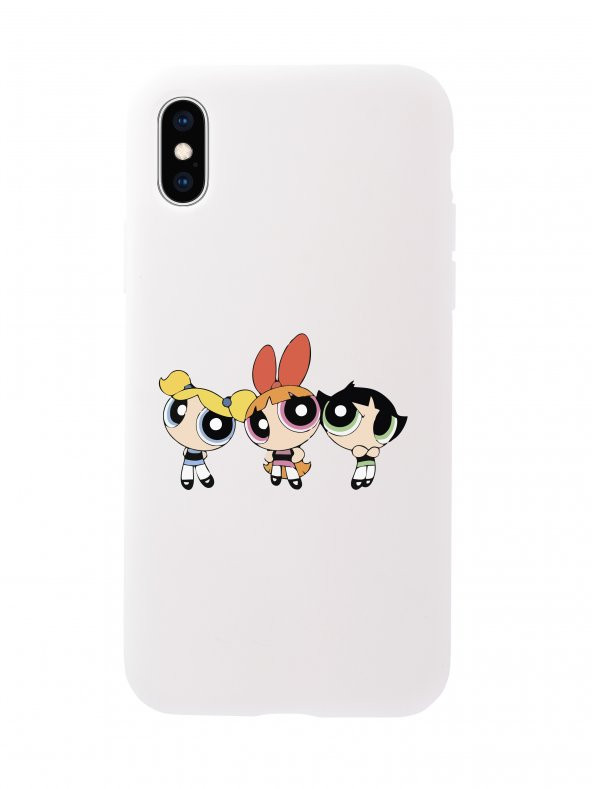 iPhone X Powerpuff Girls Tasarımlı Telefon Kılıfı - 1