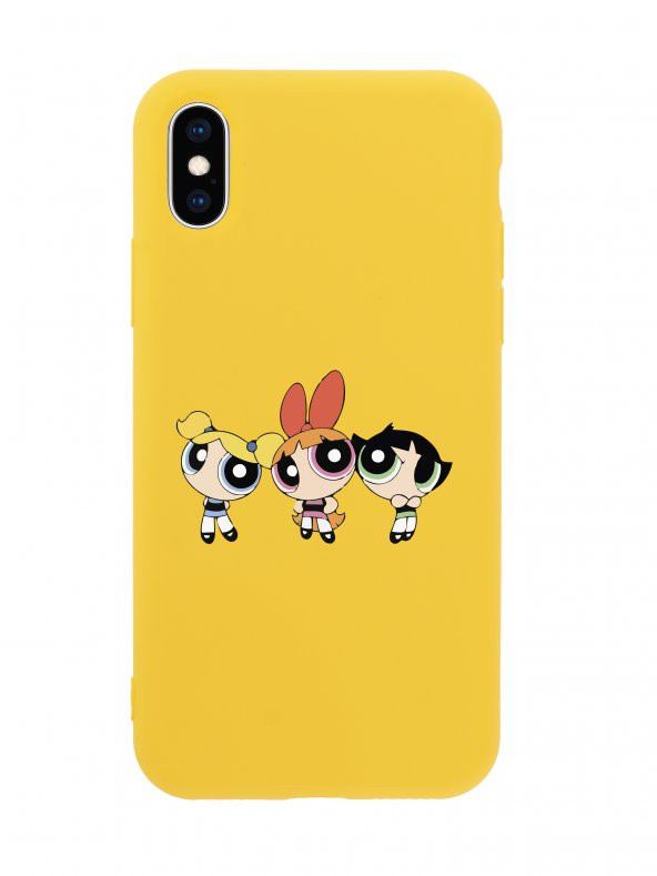 iPhone X Powerpuff Girls Tasarımlı Telefon Kılıfı - 6