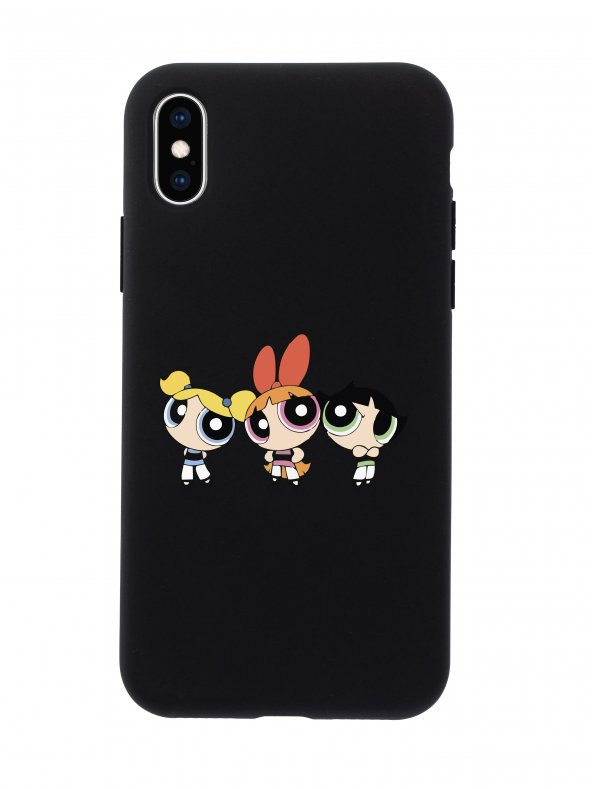 iPhone X Powerpuff Girls Tasarımlı Telefon Kılıfı - 7