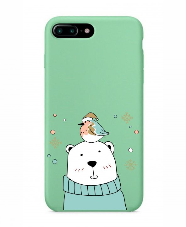 İphone 7 Plus Kuş Ve Ayıcık Telefon Kılıfı