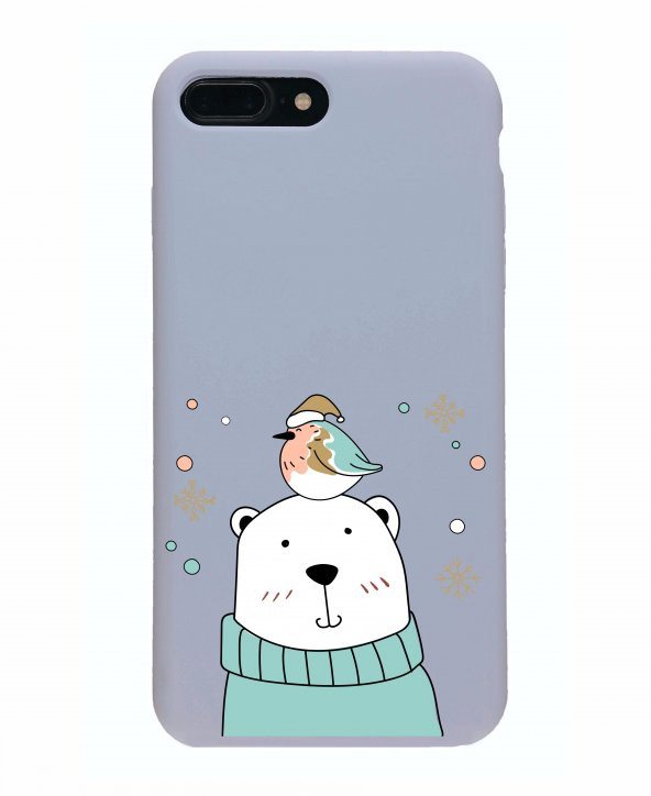 İphone 7 Plus Kuş Ve Ayıcık Telefon Kılıfı - 2