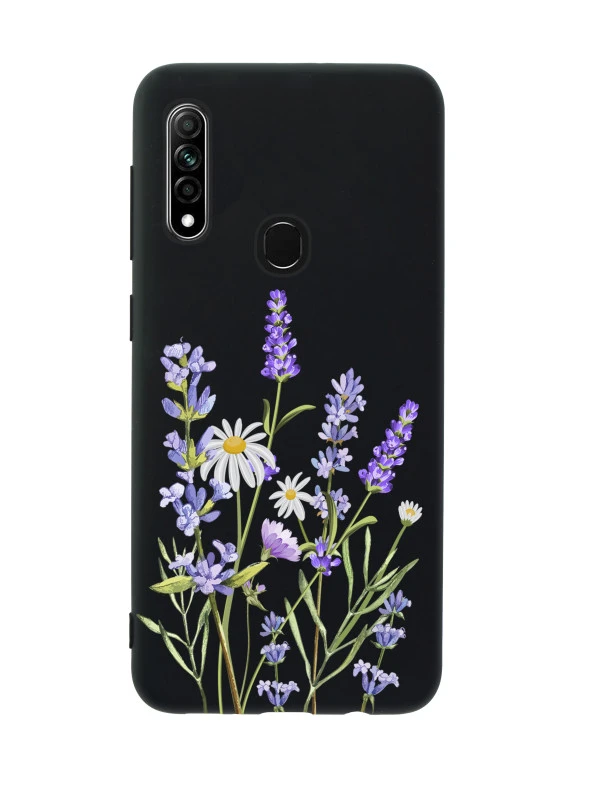 Oppo A31 Lavender Premium Silikonlu Telefon Kılıfı