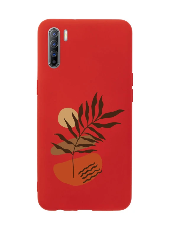 Oppo Reno 3 Floral Art Premium Silikonlu Telefon Kılıfı