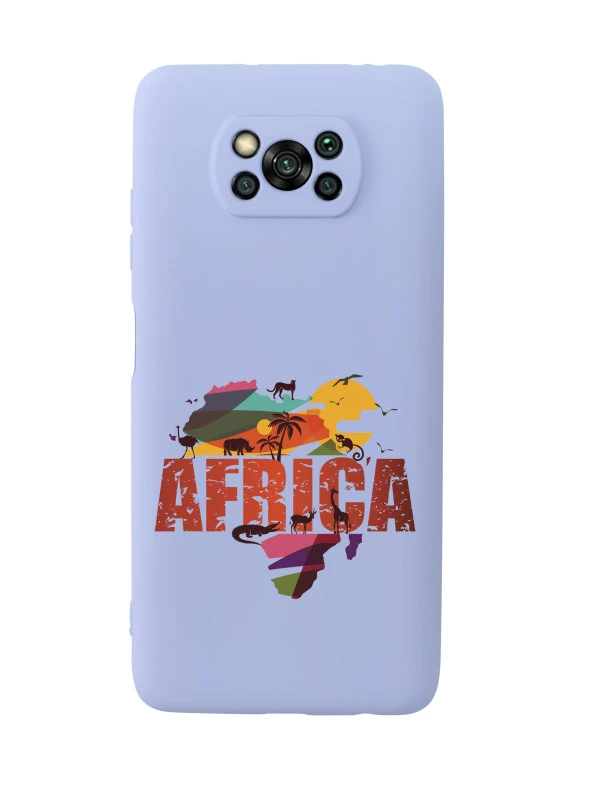 Poco X3 Africa Premium Silikonlu Telefon Kılıfı