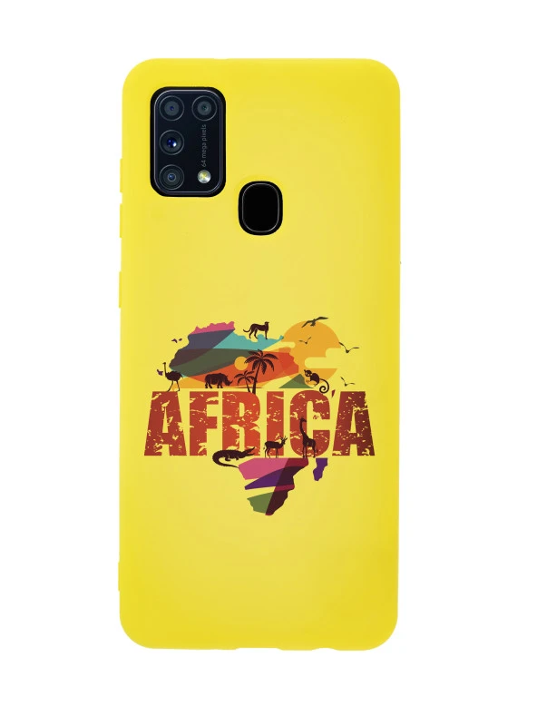 Samsung M21 Africa Premium Silikonlu Siyh Telefon Kılıfı - Resim 4