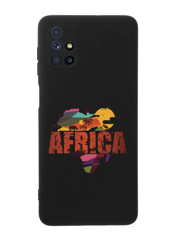 Samsung M51 Africa Premium Silikonlu Telefon Kılıfı - Resim 2