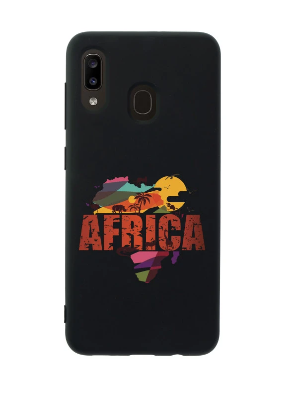 Samsung A20 Africa Premium Silikonlu Telefon Kılıfı ürün görseli