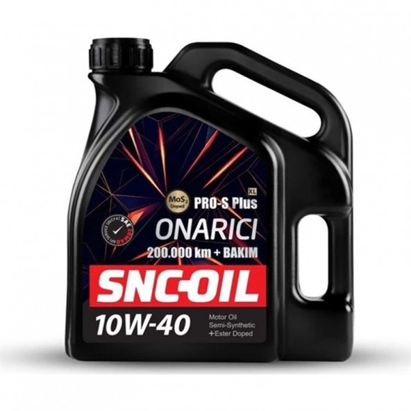 SNC OİL 200.000 Km+Pro-S Plus Onarıcı XL 10W-40( 4 Litre)Motor Yağı