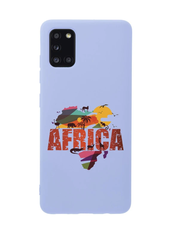 Samsung A31 Africa Premium Silikonlu Telefon Kılıfı - Resim 2