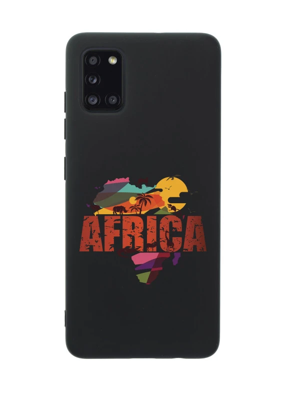 Samsung A31 Africa Premium Silikonlu Telefon Kılıfı - Resim 3