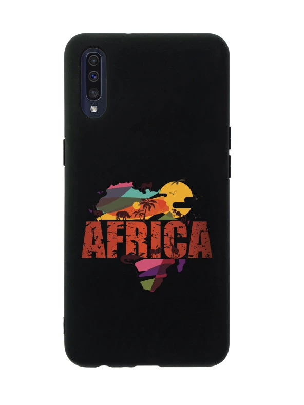 Samsung A50 Africa Premium Silikonlu Telefon Kılıfı ürün görseli