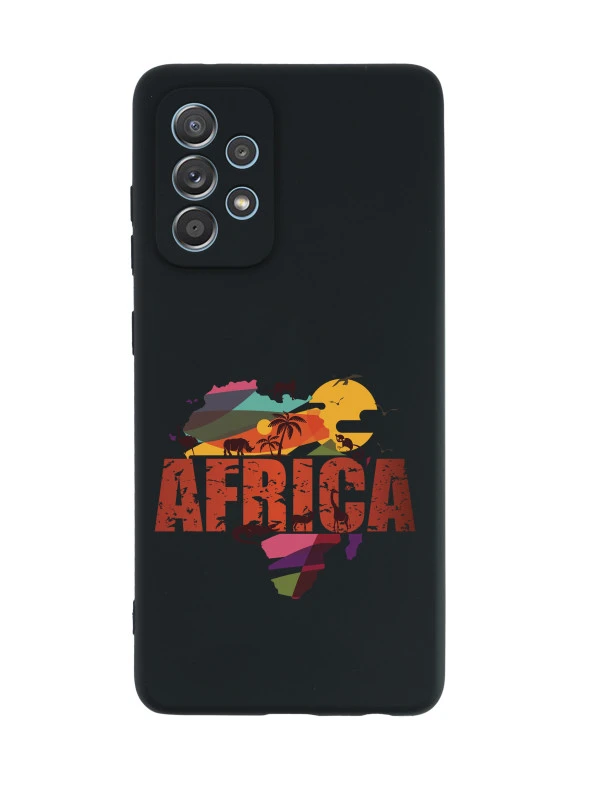 Samsung A72 Africa Premium Silikonlu Telefon Kılıfı - Resim 5