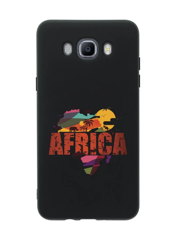 Samsung J7 2016 Africa Premium Silikonlu Telefon Kılıfı