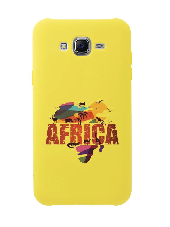 Samsung J7 Core Africa Premium Silikonlu Telefon Kılıfı - Resim 3