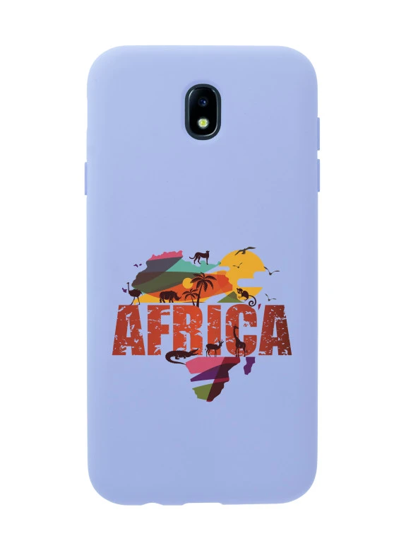 Samsung J7 Pro Africa Premium Silikonlu Telefon Kılıfı - Resim 2