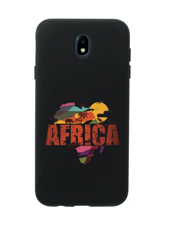 Samsung J7 Pro Africa Premium Silikonlu Telefon Kılıfı - Resim 5