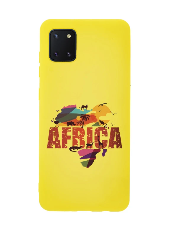 Samsung Note 10 Lite Africa Premium Silikonlu Telefon Kılıfı - Resim 4