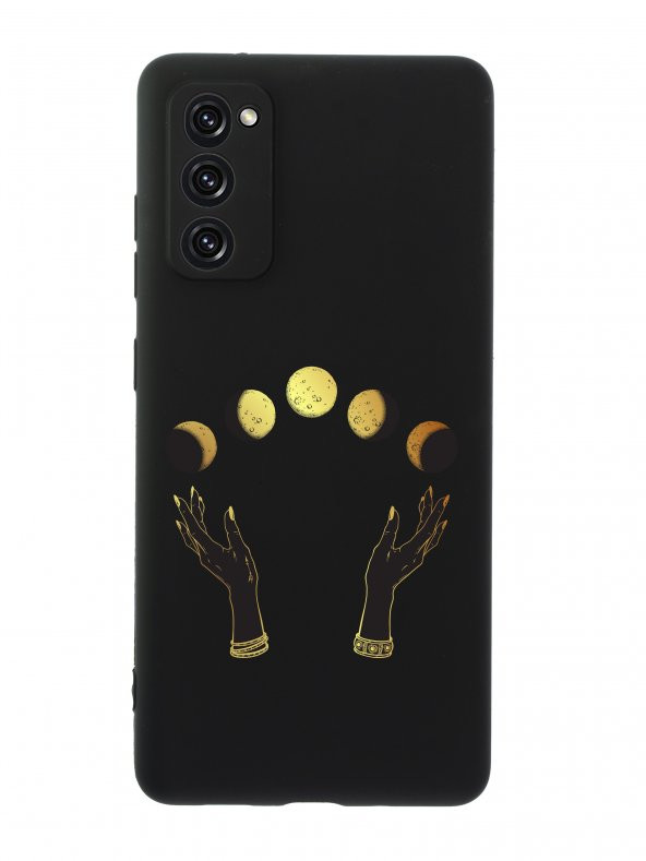 Samsung S20 FE Ay Evreleri Desenli Premium Silikonlu Telefon Kılıfı