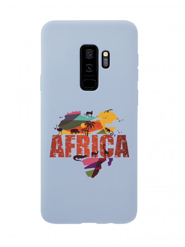 Samsung S9 Plus Africa Premium Silikonlu Telefon Kılıfı ürün görseli