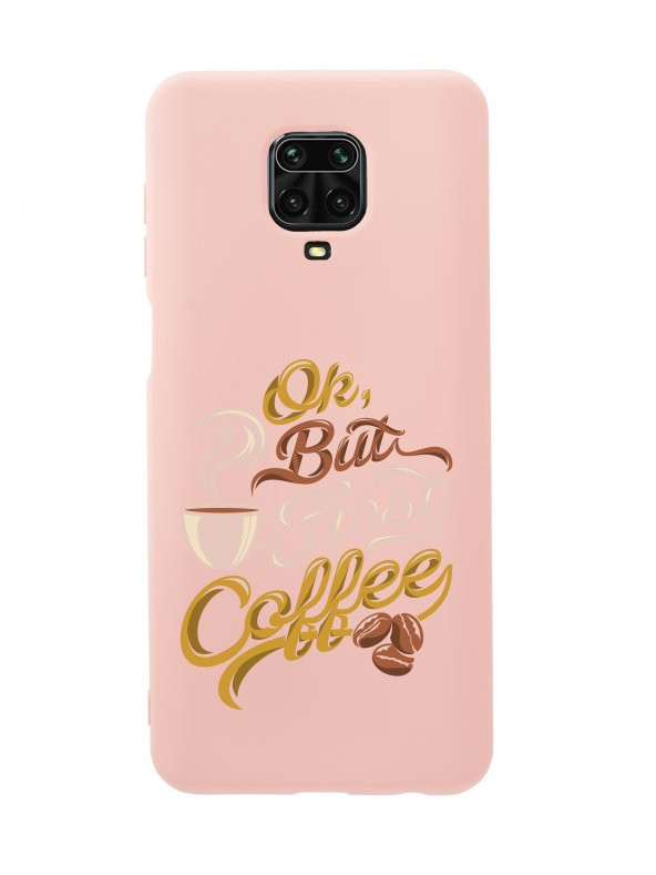 Xiaomi Redmi Note 9 Pro First Coffee Premium Silikonlu Telefon Kılıfı - 3