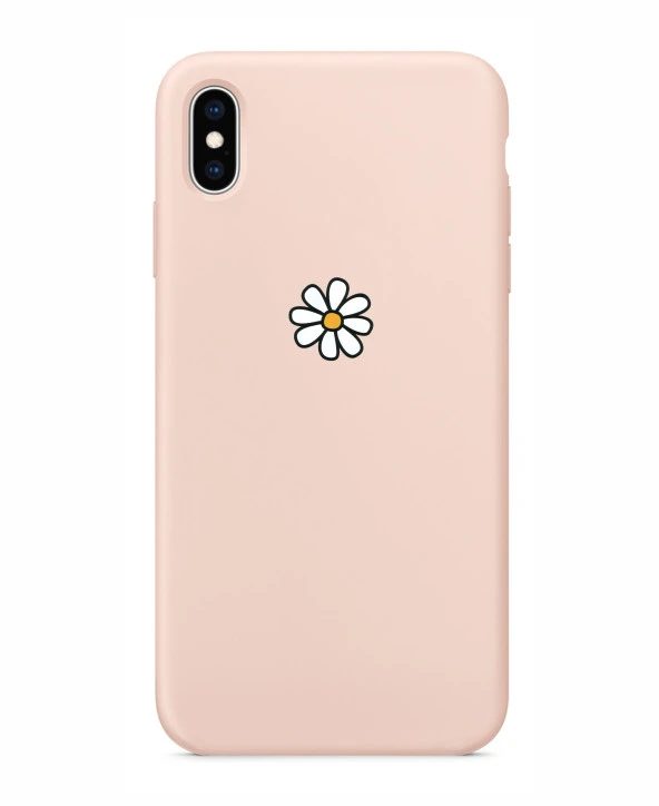 Papatya Tasarımlı iPhone Xs Max Telefon Kılıfı - 2